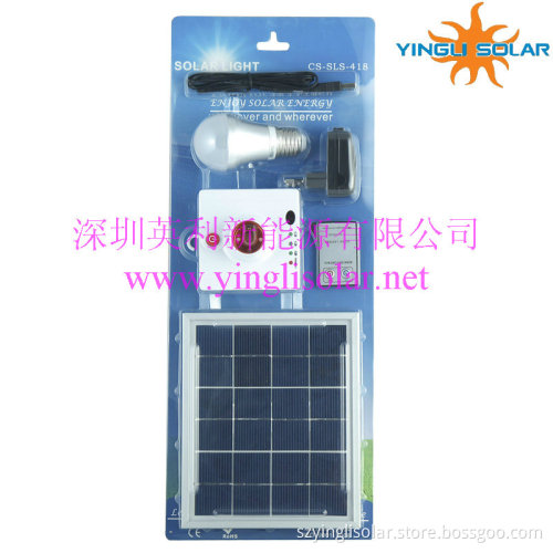 Portable Solar Light for Lighting and for Backup Portable Power Bank